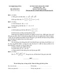 Đề thi tuyển sinh vào lớp 10 THPT môn Toán năm 2022-2023 có đáp án - Sở GD&ĐT Đắk Nông