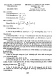 Đề thi tuyển sinh vào lớp 10 THPT môn Toán năm 2022-2023 có đáp án - Sở GD&ĐT Đồng Nai