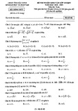 Đề thi tuyển sinh vào lớp 10 THPT môn Toán năm 2022-2023 có đáp án - Sở GD&ĐT Bắc Ninh (Mã đề 482)