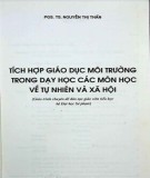 Giáo trình Tích hợp giáo dục môi trường trong dạy học các môn về tự nhiên và xã hội: Phần 2