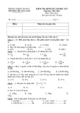 Đề thi học kì 1 môn Toán lớp 5 năm 2021-2022 có đáp án - Trường Tiểu học Văn Lang