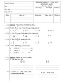 Đề thi giữa học kì 1 môn Toán lớp 5 năm 2021-2022 có đáp án - Trường Tiểu học Chơn Thành A