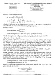 Đề thi thử tuyển sinh vào lớp 10 môn Toán năm 2022-2023 - Phòng GD&ĐT Thạch Hà (Mã đề 02)