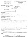 Đề thi thử tuyển sinh vào lớp 10 môn Toán năm 2022-2023 - Phòng GD&ĐT Sa Pa