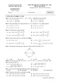 Đề kiểm tra học kì 2 môn Toán lớp 10 năm 2021-2022 có đáp án - Trường THPT Lê Lợi (Mã đề 192)
