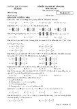Đề kiểm tra định kỳ học kì 1 môn Toán lớp 10 - Trường THPT Tân Phong, Bạc Liêu (Mã đề 132)