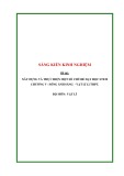 Sáng kiến kinh nghiệm THPT: Xây dựng và thực hiện một số chủ đề dạy học STEM chương V sóng ánh sáng - Vật lí 12 THPT