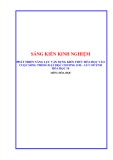 Sáng kiến kinh nghiệm THPT: Phát triển năng lực vận dụng kiến thức Hóa học vào cuộc sống qua dạy học chương oxi - lưu huỳnh Hóa học 10