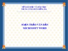 Bài giảng Soạn thảo văn bản Microsoft Word - Trung tâm GDTX Đống Đa