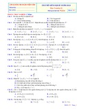 Đề thi thử giữa học kì 1 môn Toán lớp 10 năm 2022