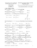 Đề kiểm tra cuối học kì 1 môn Toán lớp 10 năm 2020-2021 có đáp án - Trường THPT Lạc Long Quân, Bến Tre (Mã đề 01)