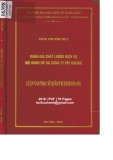 Luận văn Thạc sĩ Quản trị kinh doanh: Đánh giá chất lượng dịch vụ nội dung số tại Công ty VTC Online