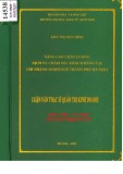 Luận văn Thạc sĩ Quản trị kinh doanh: Nâng cao chất lượng dịch vụ chăm sóc khách hàng tại Chi nhánh Mobifone thành phố Hà Nội I