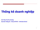 Bài giảng Thống kê doanh nghiệp: Chương 1 - Phan Thị Thu Hương