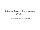 Lecture Software process improvement: Lesson 1 - Dr. Ghulam Ahmad Farrukh