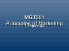 Principles of marketing: Lecture 43