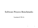 Lecture Software process improvement: Lesson 30A - Dr. Ghulam Ahmad Farrukh