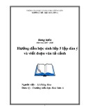 Sáng kiến kinh nghiệm Tiểu học: Hướng dẫn học sinh lớp 5 lập dàn ý và viết đoạn văn tả cảnh