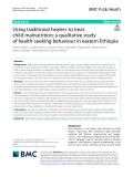 Using traditional healers to treat child malnutrition: A qualitative study of health-seeking behaviour in eastern Ethiopia