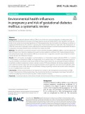 Environmental health influences in pregnancy and risk of gestational diabetes mellitus: A systematic review