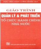 Giáo trình Quản lý và phát triển tổ chức hành chính nhà nước: Phần 2 - PGS. TS. Võ Kim Sơn