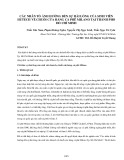 Các nhân tố ảnh hưởng đến sự hài lòng của sinh viên HUTECH về chuỗi cửa hàng cà phê Milano tại thành phố Hồ Chí Minh