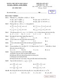 Đề kiểm tra giữa học kì 1 môn Toán lớp 11 năm 2022-2023 có đáp án - Trường THPT Phùng Khắc Khoan (Mã đề 123)