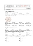 Đề kiểm tra giữa học kì 1 môn Toán lớp 11 năm 2021-2022 - Trường THPT Huỳnh Thúc Kháng (Mã đề 102)