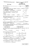 Đề kiểm tra giữa học kì 1 môn Toán lớp 11 năm 2020-2021 - Trường THPT Đoàn Kết (Mã đề 282)