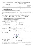 Đề kiểm tra giữa học kì 1 môn Toán lớp 11 năm 2020-2021 có đáp án - Trường THPT Đình Phùng (Mã đề 123)