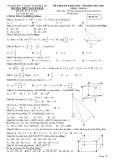 Đề kiểm tra học kì 2 môn Toán lớp 11 năm 2021-2022 có đáp án - Trường THPT Nguyễn Huệ, Đắk Lắk (Mã đề 342)