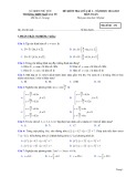 Đề kiểm tra giữa học kì 1 môn Toán lớp 11 năm 2022-2023 có đáp án - Trường THPT Ngô Gia Tự (Mã đề 132)