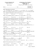 Đề kiểm tra giữa học kì 1 môn Toán lớp 11 năm 2022-2023 có đáp án - Trường THPT Phù Cừ, Hưng Yên (Mã đề 205)