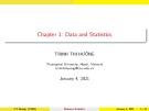 Lecture Business statistics - Chapter 1: Data and statistics