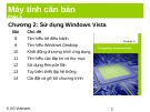 Bài giảng Máy tính căn bản: Chương 2 - Sử dụng Windows Vista