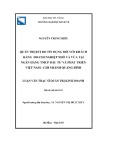 Luận văn Thạc sĩ Quản trị kinh doanh: Quản trị rủi ro tín dụng đối với khách hàng là doanh nghiệp nhỏ và vừa tại Ngân hàng thương mại cổ phần Đầu tư và Phát triển Việt Nam - Chi nhánh Quảng Bình