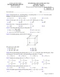 Đề kiểm tra chất lượng môn Toán lớp 12 năm 2022- 2023 có đáp án - Trường THPT Hàn Thuyên, Bắc Ninh (Mã đề 132)