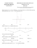 Đề thi KSCL môn Toán lớp 12 năm 2020-2021 có đáp án (Lần 1) - Trường THPT Thiệu Hóa, Thanh Hóa (Mã đề 849)