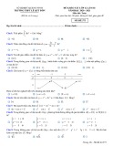 Đề thi khảo sát môn Toán lớp 12 năm 2020-2021 (Lần 3) - Trường THPT Lê Qúy Đôn, Quảng Ninh (Mã đề 573)