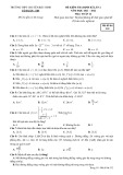 Đề kiểm tra định kì môn Toán lớp 12 năm 2021-2022 có đáp án (Lần 2) - Trường THPT chuyên Bắc Ninh (Mã đề 132)