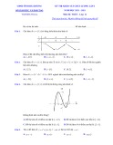 Đề thi KSCL môn Toán lớp 12 năm 2021-2022 có đáp án (Lần 1) - Sở GD&ĐT Hải Dương