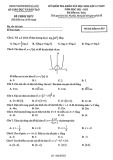 Đề thi KSCL môn Toán lớp 12 năm 2021-2022 có đáp án - Sở GD&ĐT Hà Nội (Mã đề 023)