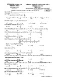 Đề thi KSCL môn Toán lớp 12 năm 2020-2021 có đáp án - Sở GD&ĐT Sóc Trăng (Mã đề 122)