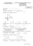 Đề thi KSCL môn Toán lớp 12 năm 2020-2021 có đáp án (Lần 2) - Trường THPT chuyên Vĩnh Phúc (Mã đề 123)
