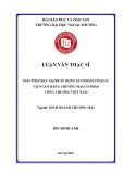 Luận văn Thạc sĩ Kinh doanh thương mại: Giải pháp đẩy mạnh sử dụng sản phẩm UPAS L/C tại Ngân hàng thương mại cổ phần Công thương Việt Nam