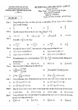 Đề kiểm tra giữa học kì 2 môn Toán lớp 12 năm 2021-2022 - Trường chuyên Ngoại ngữ, Hà Nội (Mã đề 209)