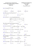 Đề kiểm tra giữa học kì 2 môn Toán lớp 12 năm 2020-2021 có đáp án - Trường THCS&THPT Nguyễn Tất Thành (Mã đề 132)