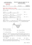 Đề kiểm tra giữa học kì 2 môn Toán lớp 12 năm 2021-2022 có đáp án - Trường THPT Hướng Hóa, Quảng Trị (Mã đề 121)