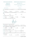 Đề kiểm tra học kì 2 môn Toán lớp 12 năm 2020-2021 có đáp án - Trường THPT Phan Đình Phùng
