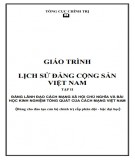 Giáo trình Lịch sử Đảng Cộng sản Việt Nam (Tập 2): Phần 1